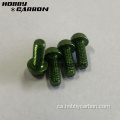 Cargols d'aluminum M3 verds